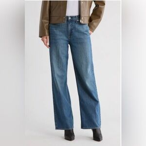 rag & bone The Lori Mid-Rise Wide Leg Women's Jeans in Covington Size 23
